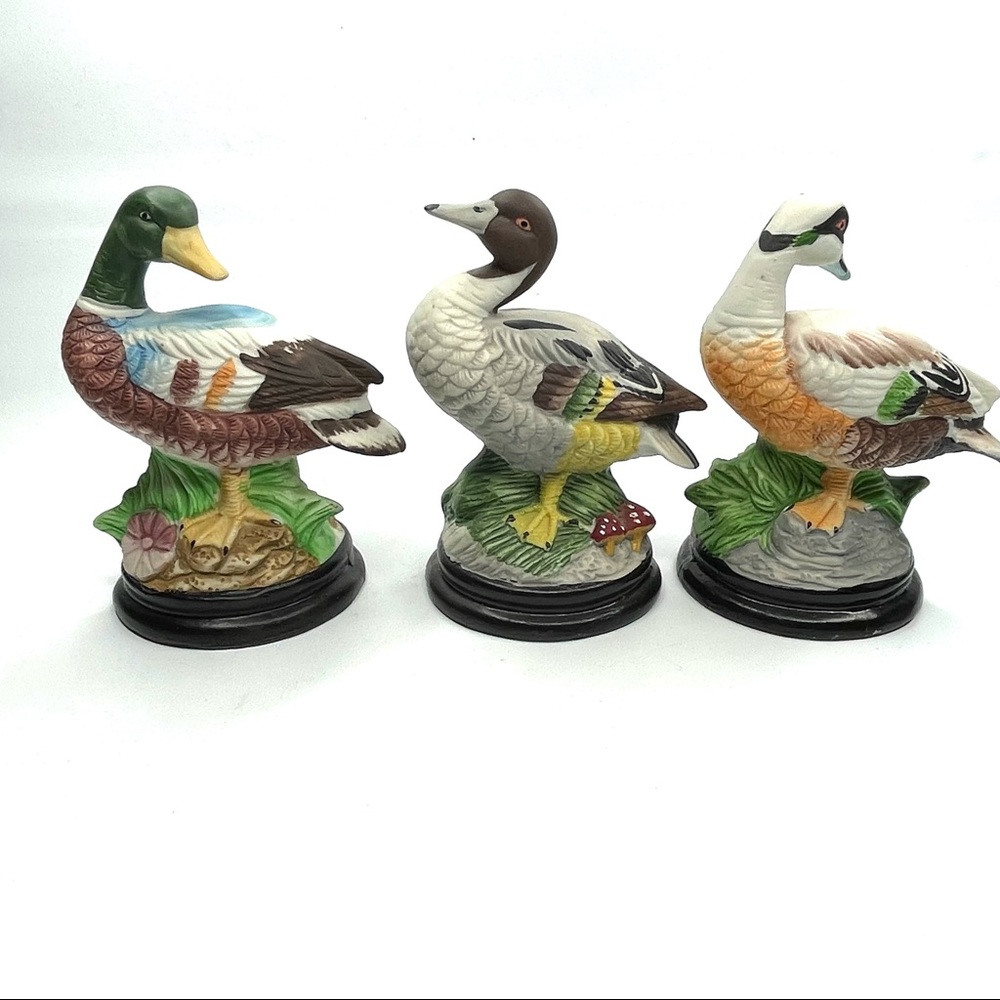 Mandarin Duck Figurines (3 pcs)
